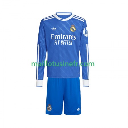 Maillot de Foot Real Madrid Troisième 2025-26 Manches Longues - Enfant Maillot de Foot Real Madrid Troisième 2025-26 Manches Longues - Enfant